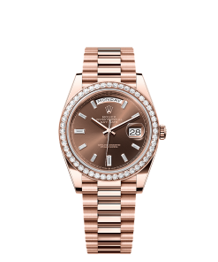 Rolex Day-Date 40 40 mm Everose gold and diamonds 228345rbr-0006