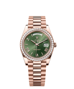 Rolex Day-Date 40  40 mm  Everose gold and diamonds 228345rbr-0011