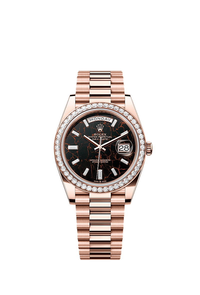 Rolex Day-Date 40 40 mm Everose gold and diamonds 228345rbr-0016