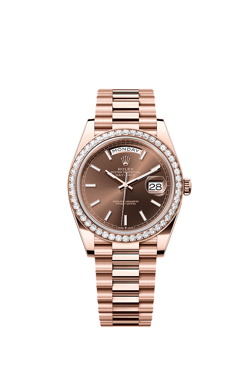 Rolex Day-Date 40 40 mm Everose gold and diamonds 228345rbr-0024