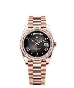 Rolex Day-Date 40  40 mm  Everose gold and diamonds 228345rbr-0025