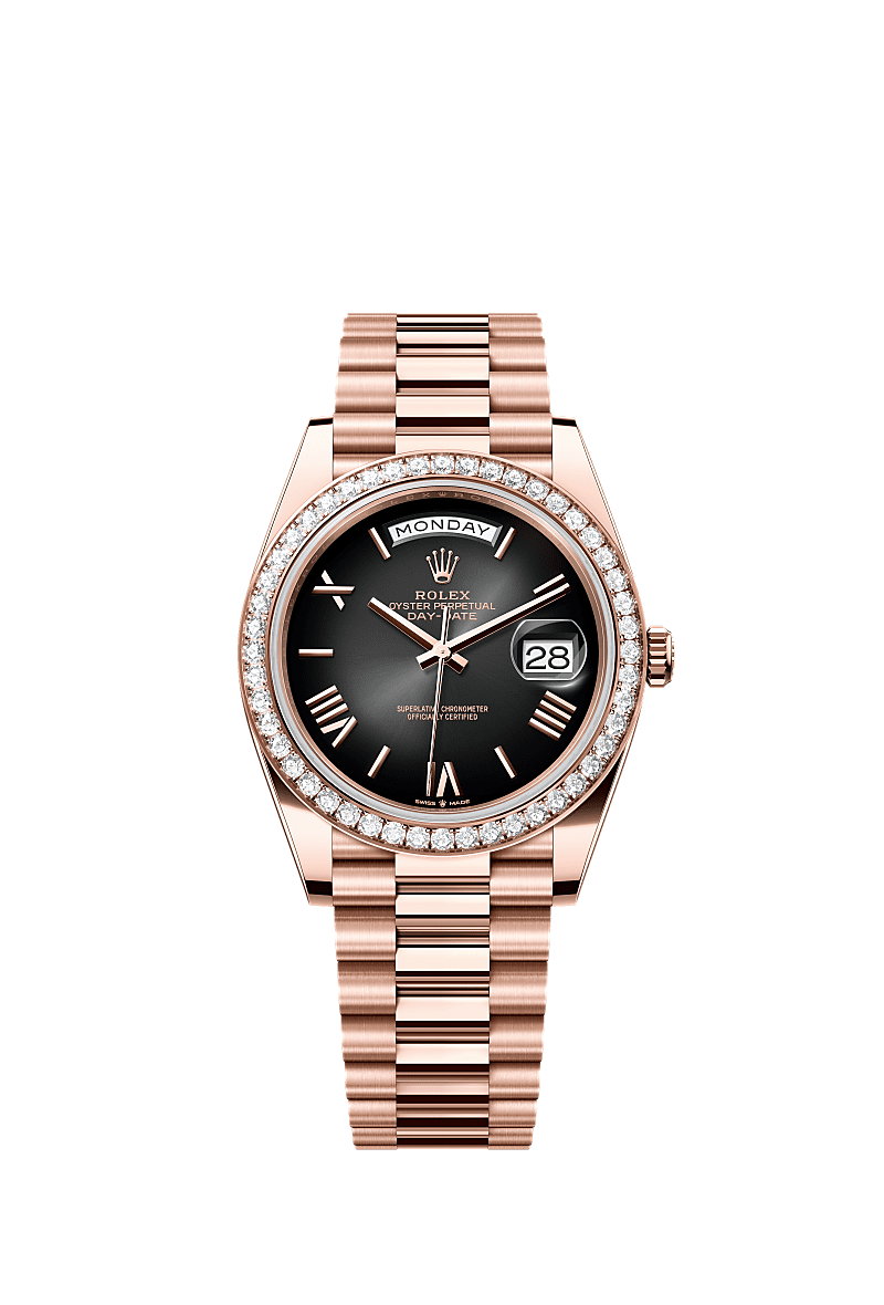 Rolex Day-Date 40 40 mm Everose gold and diamonds 228345rbr-0025