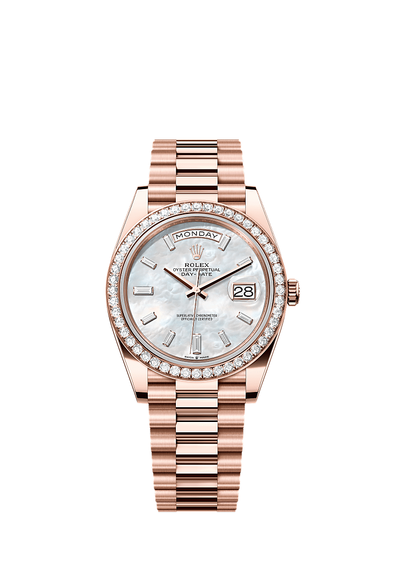 Rolex Day-Date 40 40 mm Everose gold and diamonds 228345rbr-0026