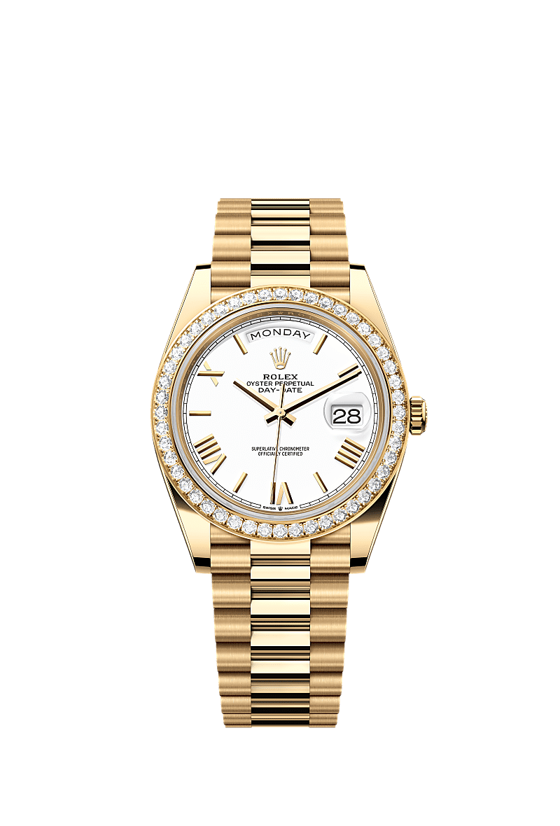 Rolex Day-Date 40 40 mm yellow gold and diamonds 228348rbr-0034