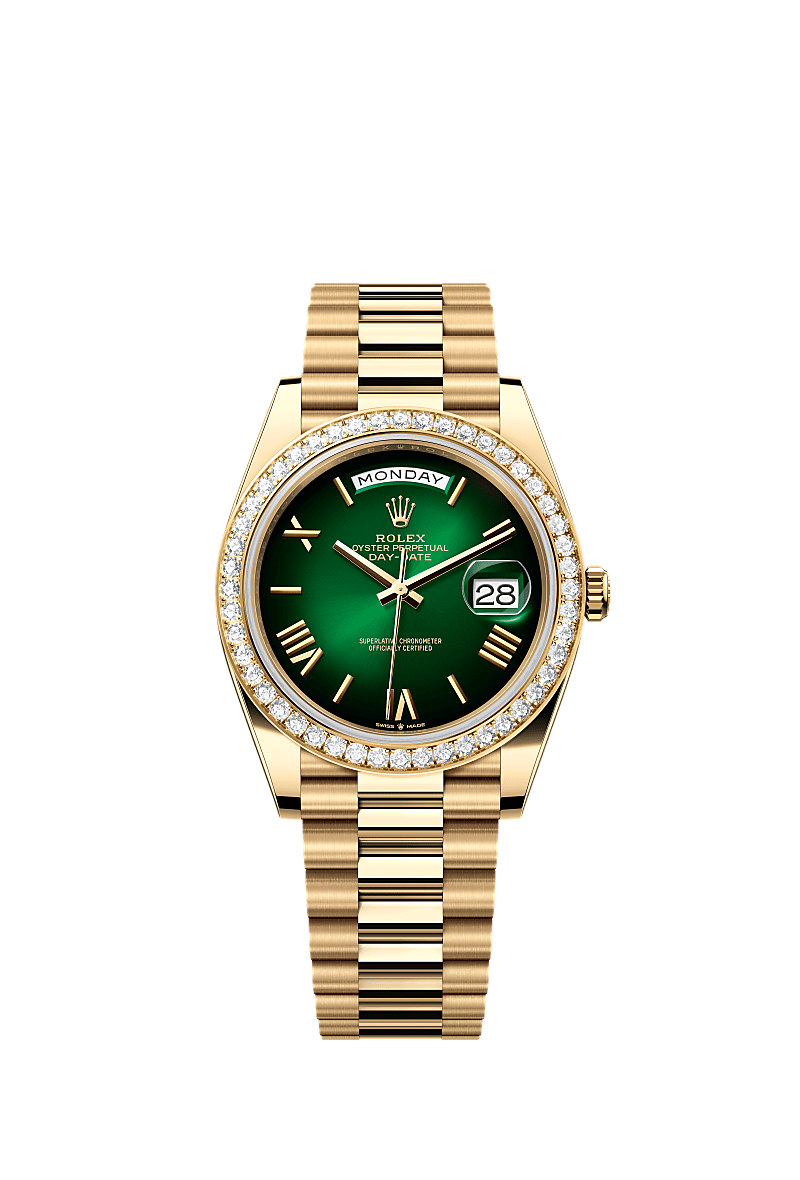 Rolex Day-Date 40 40 mm yellow gold and diamonds 228348rbr-0045