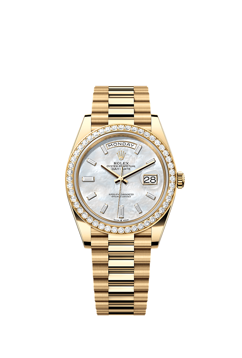 Rolex Day-Date 40 40 mm yellow gold and diamonds 228348rbr-0046