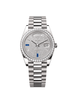 Rolex Day-Date 40  40 mm  white gold and diamonds 228349rbr-0036
