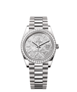 Rolex Day-Date 40  40 mm  white gold and diamonds 228349rbr-0040