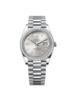 Rolex Day-Date 40  40 mm  platinum and diamonds 228396tbr-0011