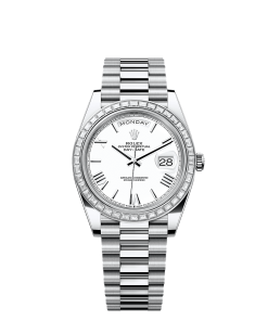 Rolex Day-Date 40  40 mm  platinum and diamonds 228396tbr-0018