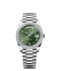 Rolex Day-Date 40 40 mm platinum and diamonds 228396tbr-0020