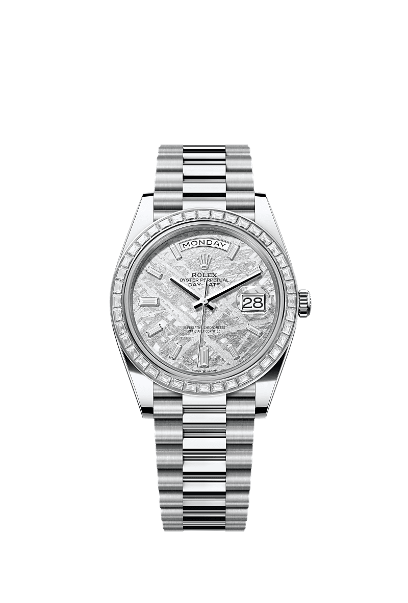 Rolex Day-Date 40 40 mm platinum and diamonds 228396tbr-0027