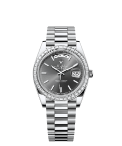 Rolex Day-Date 40  40 mm  platinum and diamonds 228396tbr-0031
