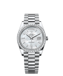 Rolex Day-Date 40  40 mm  platinum and diamonds 228396tbr-0043