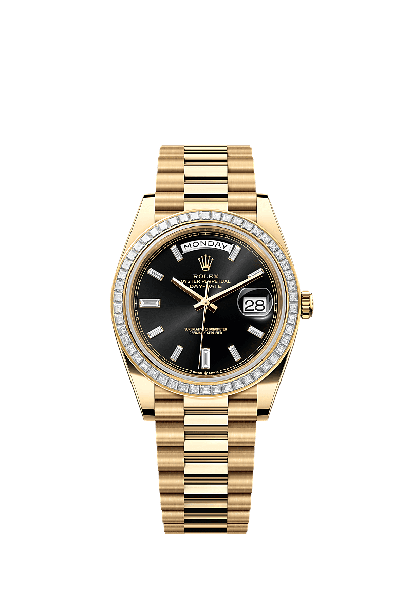 Rolex Day-Date 40 40 mm yellow gold and diamonds 228398tbr-0001