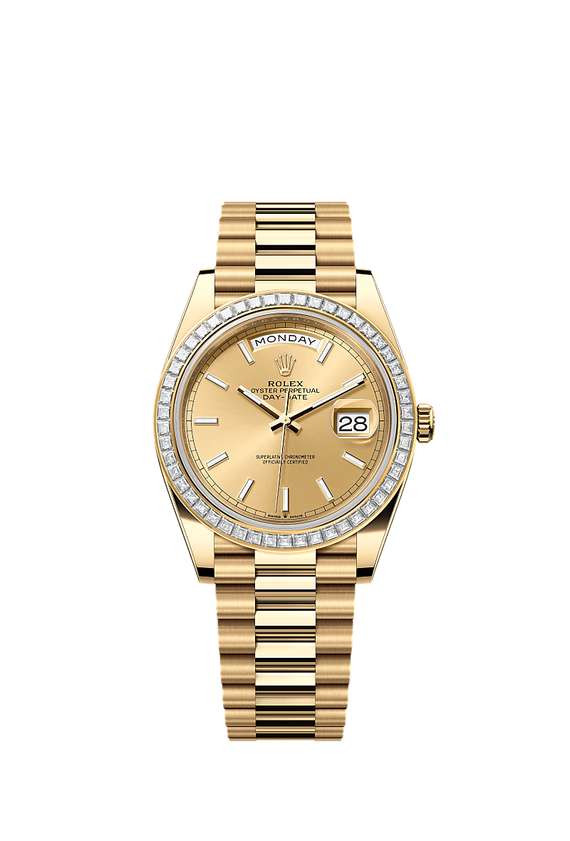 Rolex Day-Date 40 40 mm yellow gold and diamonds 228398tbr-0007