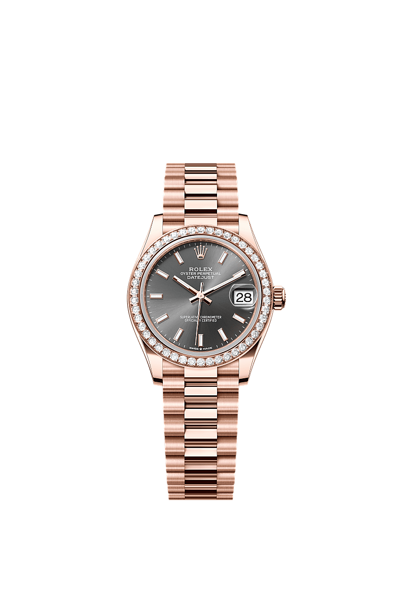 Rolex Datejust 31 31 mm Everose gold and diamonds 278285rbr-0021
