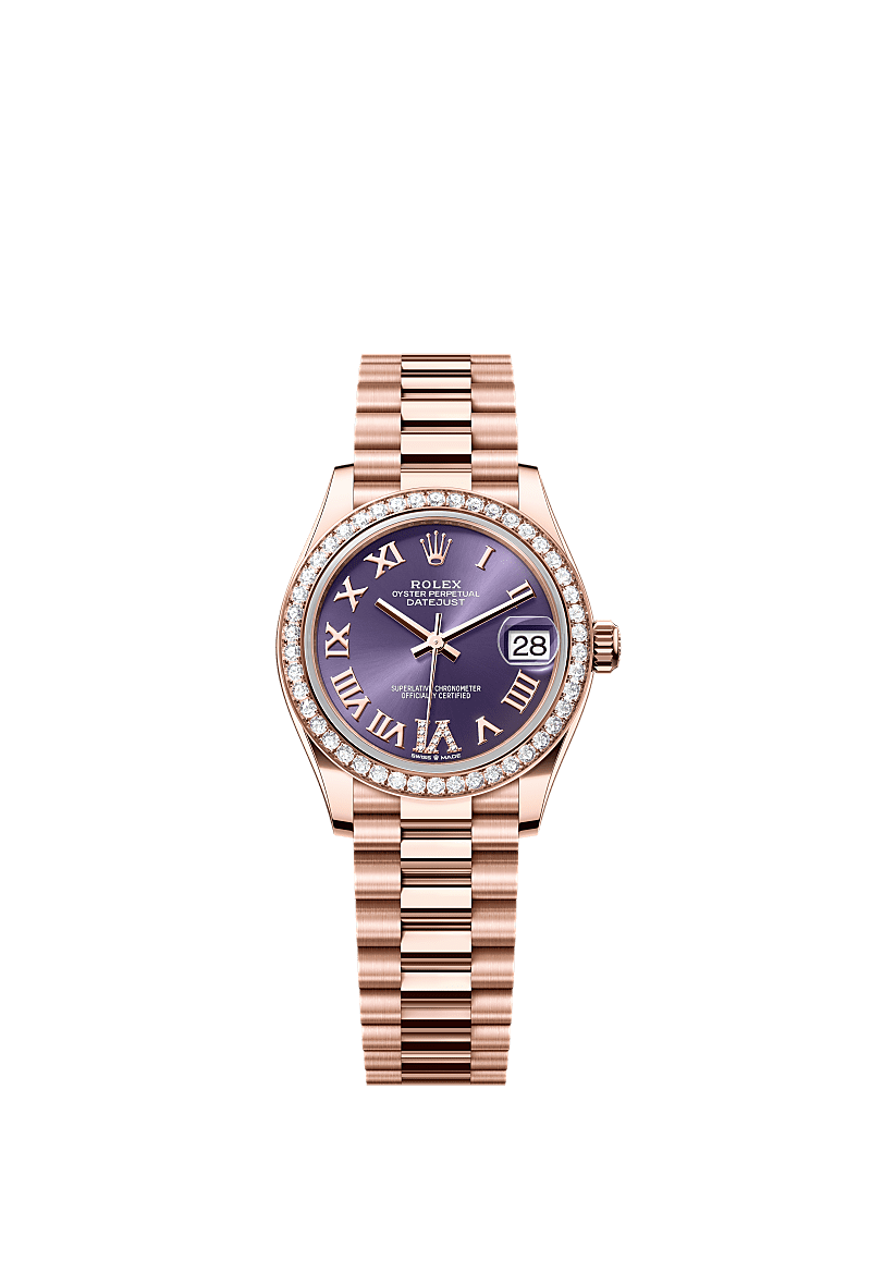 Rolex Datejust 31 31 mm Everose gold and diamonds 278285rbr-0023