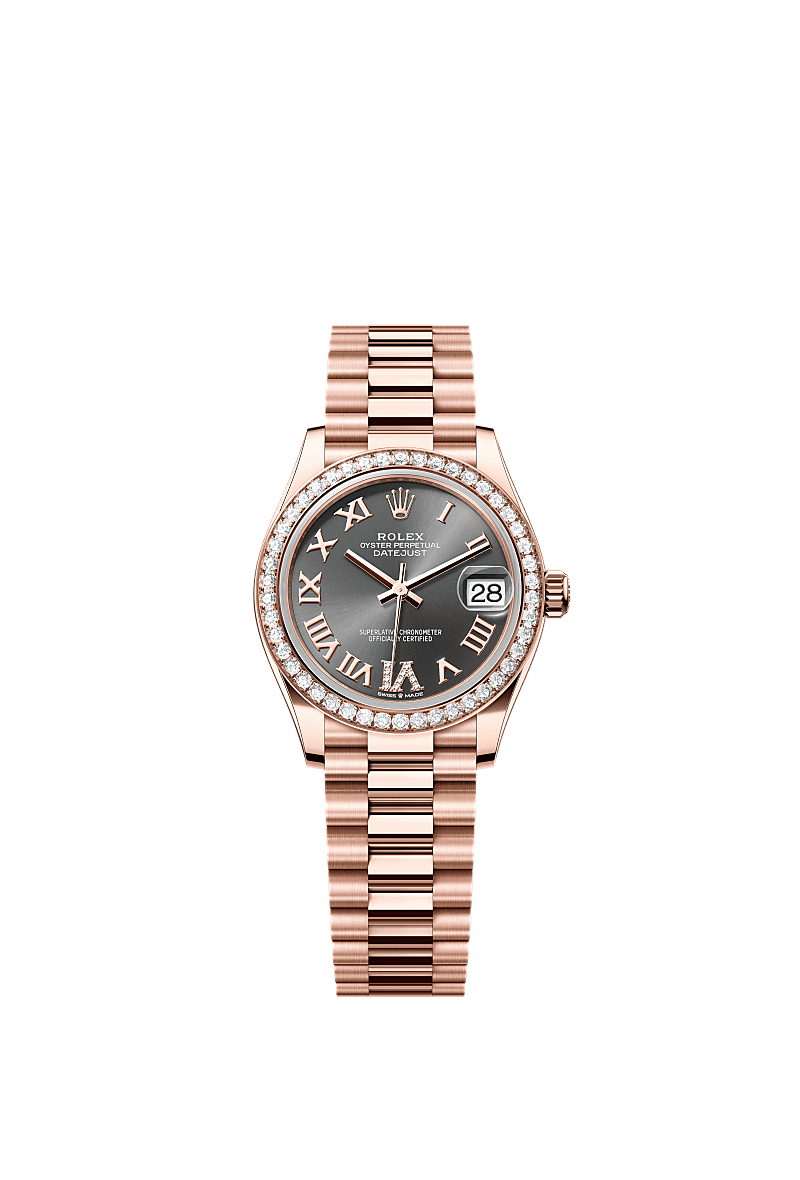 Rolex Datejust 31 31 mm Everose gold and diamonds 278285rbr-0027