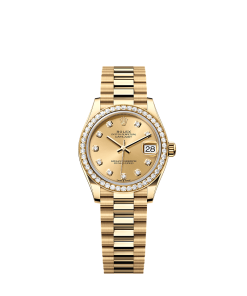 Rolex Datejust 31  31 mm  yellow gold and diamonds 278288rbr-0005