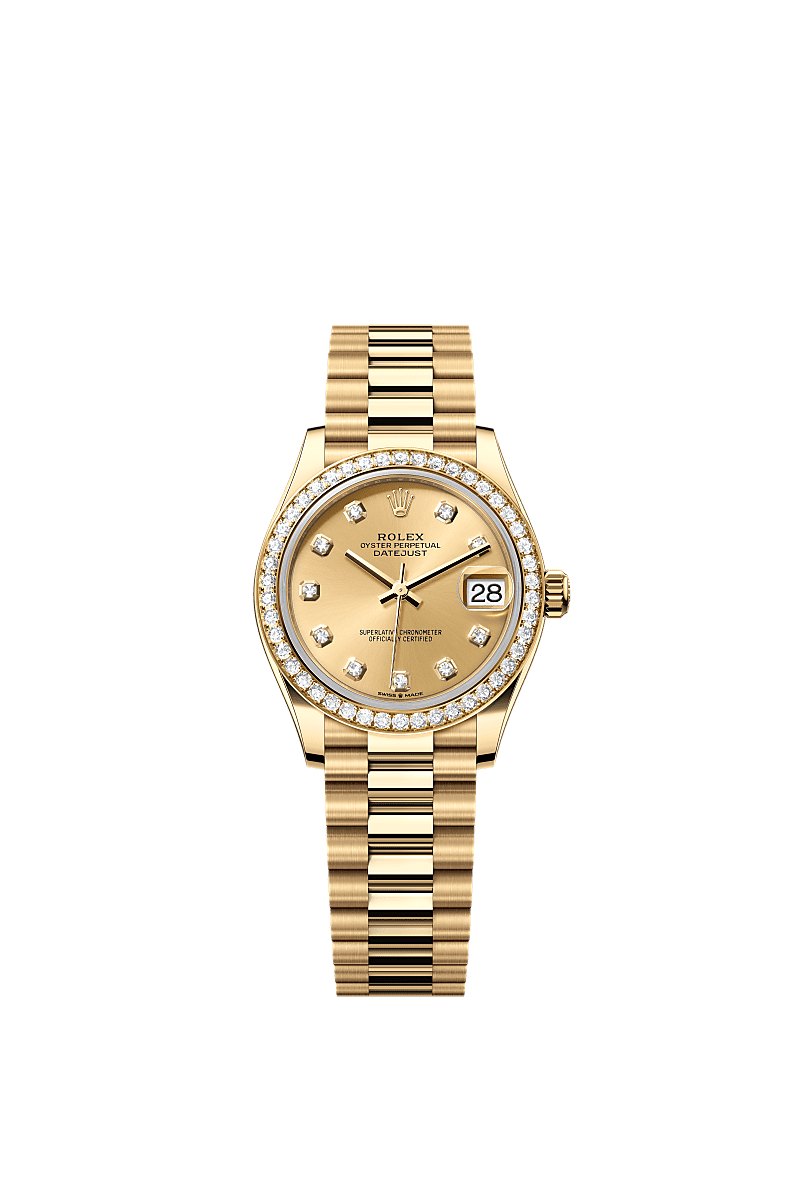 Rolex Datejust 31 31 mm yellow gold and diamonds 278288rbr-0005