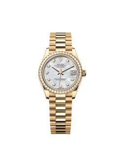 Rolex Datejust 31  31 mm  yellow gold and diamonds 278288rbr-0006