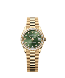 Rolex Datejust 31  31 mm  yellow gold and diamonds 278288rbr-0007