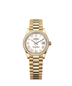 Rolex Datejust 31  31 mm  yellow gold and diamonds 278288rbr-0009