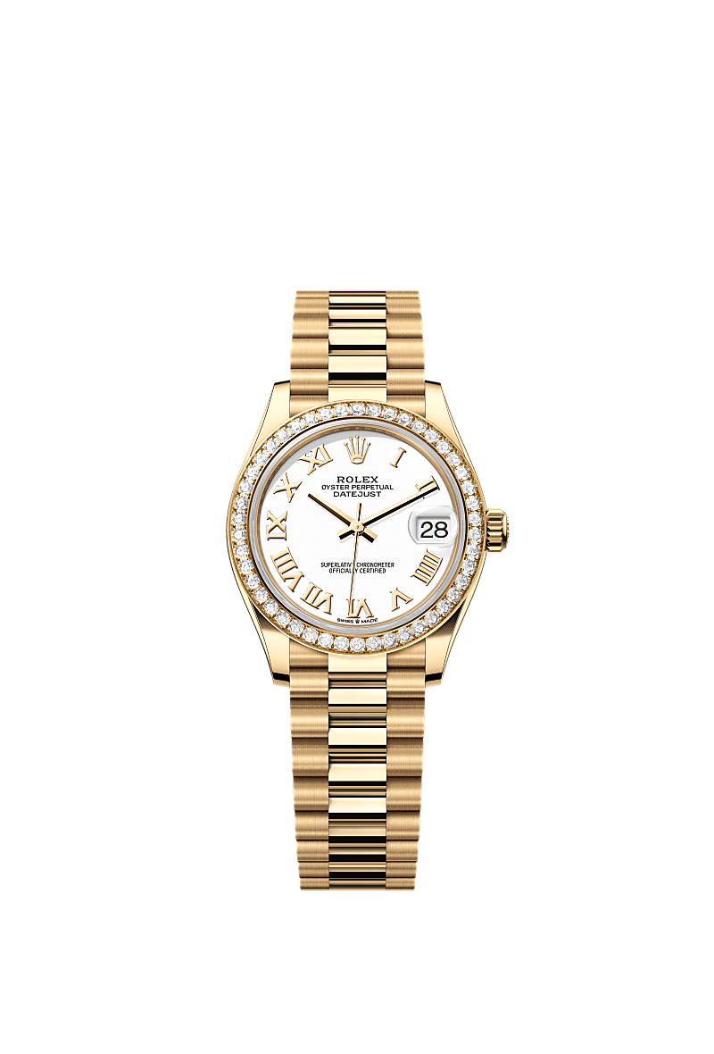 Rolex Datejust 31 31 mm yellow gold and diamonds 278288rbr-0009