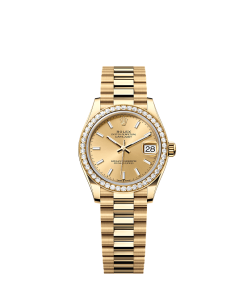 Rolex Datejust 31  31 mm  yellow gold and diamonds 278288rbr-0022