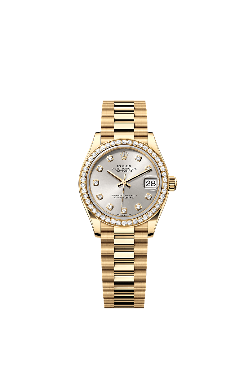 Rolex Datejust 31 31 mm yellow gold and diamonds 278288rbr-0028