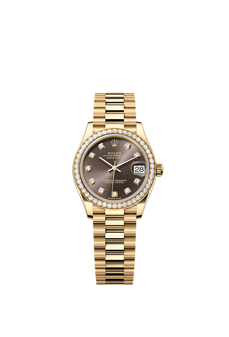 Rolex Datejust 31 31 mm yellow gold and diamonds 278288rbr-0030