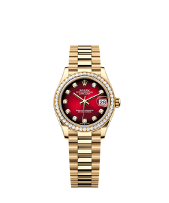 Rolex Datejust 31  31 mm  yellow gold and diamonds 278288rbr-0041