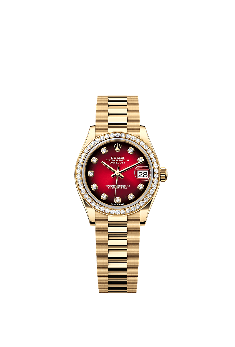 Rolex Datejust 31 31 mm yellow gold and diamonds 278288rbr-0041