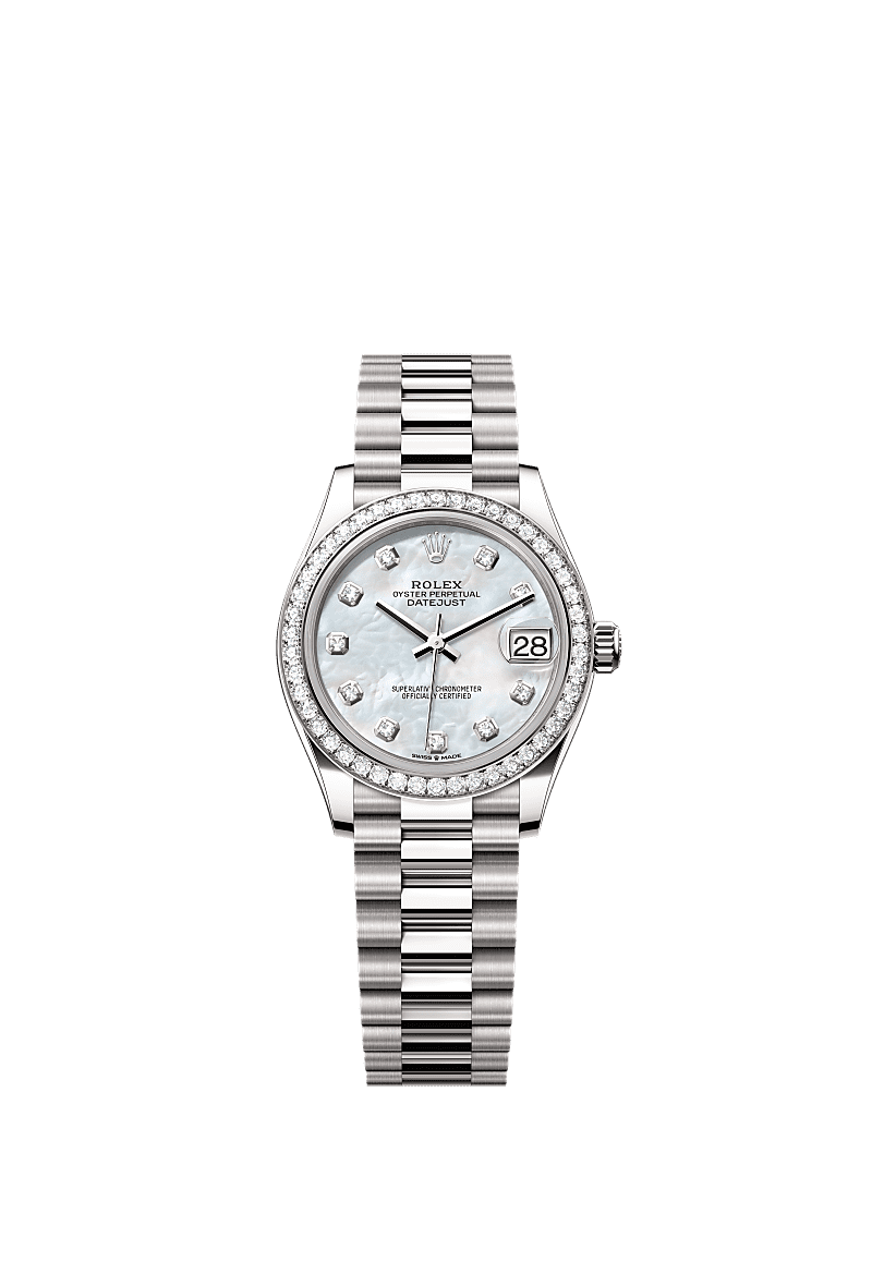 Rolex Datejust 31 31 mm white gold and diamonds 278289rbr-0005
