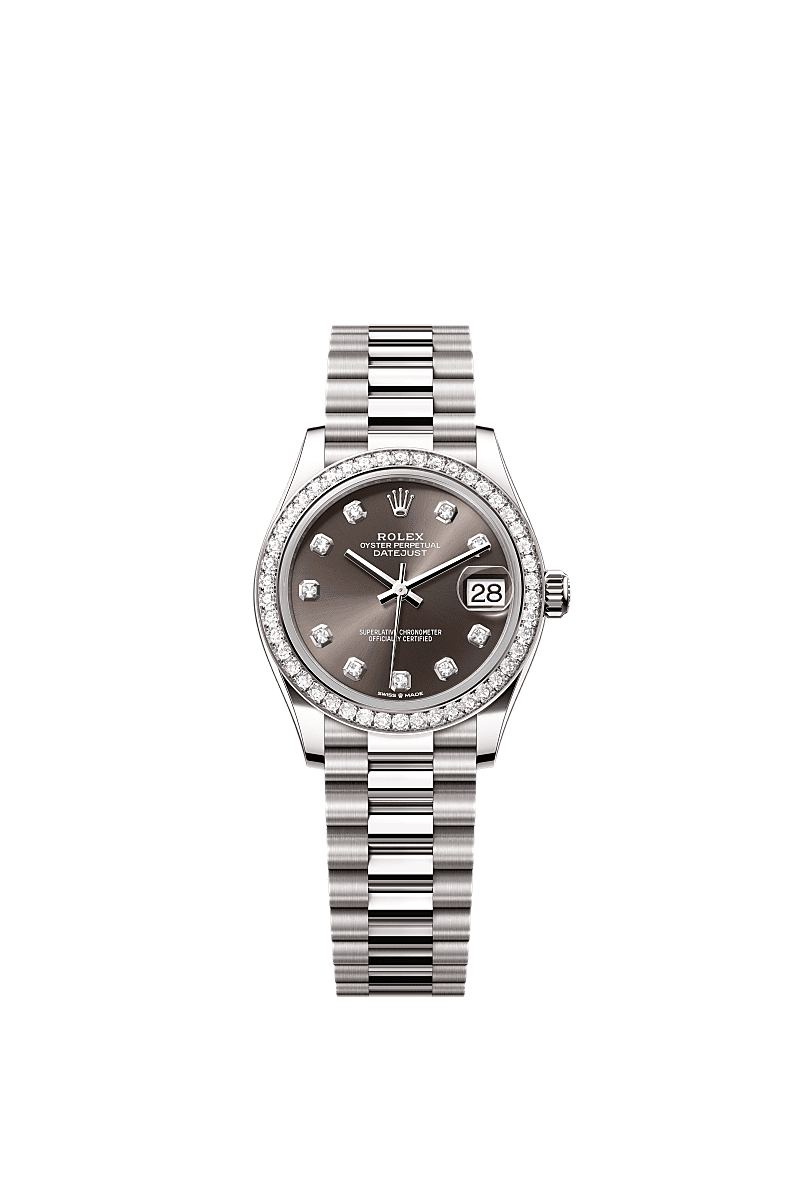 Rolex Datejust 31 31 mm white gold and diamonds 278289rbr-0006