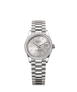 Rolex Datejust 31  31 mm  white gold and diamonds 278289rbr-0012