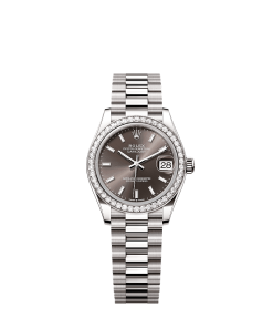 Rolex Datejust 31  31 mm  white gold and diamonds 278289rbr-0014
