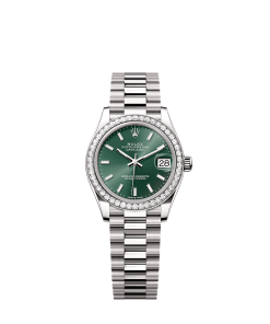 Rolex Datejust 31  31 mm  white gold and diamonds 278289rbr-0015