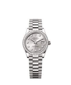 Rolex Datejust 31  31 mm  white gold and diamonds 278289rbr-0021