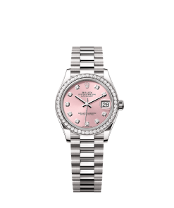Rolex Datejust 31  31 mm  white gold and diamonds 278289rbr-0022