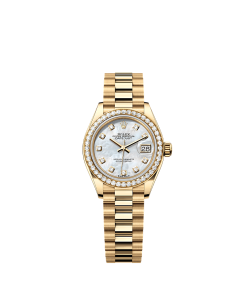 Rolex Lady-Datejust  28 mm  yellow gold and diamonds 279138rbr-0015