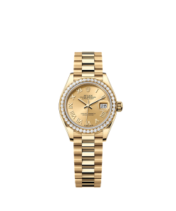 Rolex Lady-Datejust  28 mm  yellow gold and diamonds 279138rbr-0021