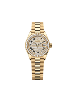 Rolex Lady-Datejust  28 mm  yellow gold and diamonds 279138rbr-0029