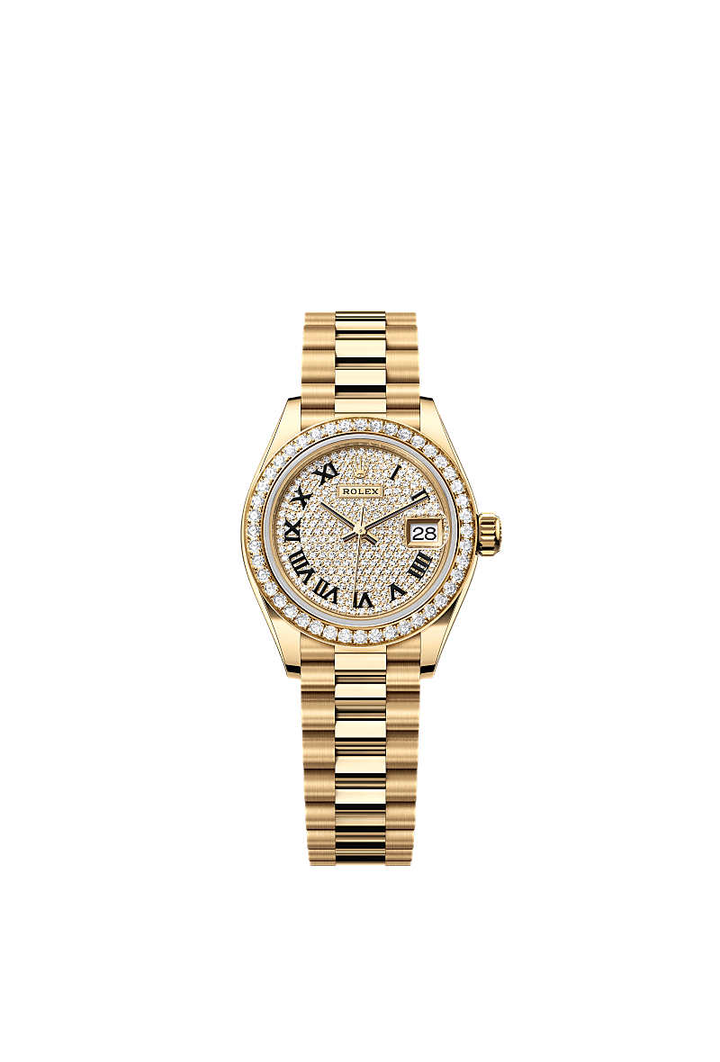Rolex Lady-Datejust 28 mm yellow gold and diamonds 279138rbr-0029