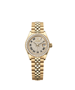 Rolex Lady-Datejust  28 mm  yellow gold and diamonds 279138rbr-0030