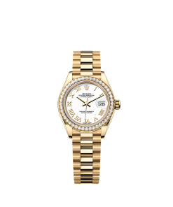 Rolex Lady-Datejust  28 mm  yellow gold and diamonds 279138rbr-0031