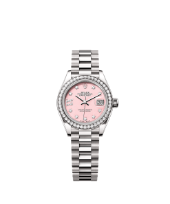 Rolex Lady-Datejust  28 mm  white gold and diamonds 279139rbr-0002