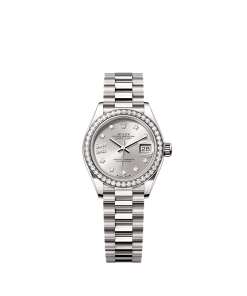 Rolex Lady-Datejust  28 mm  white gold and diamonds 279139rbr-0003