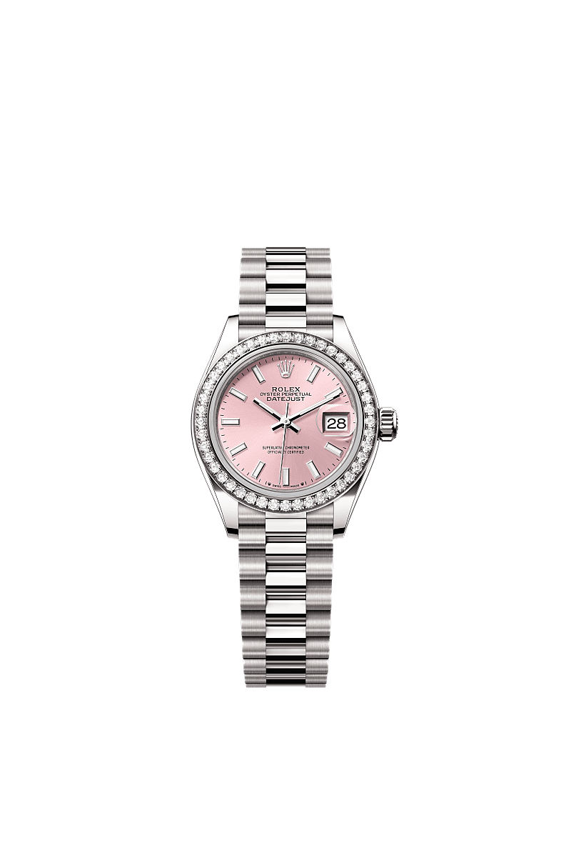 Rolex Lady-Datejust 28 mm white gold and diamonds 279139rbr-0004